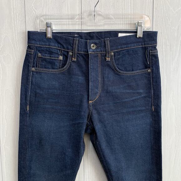 Rag & Bone Ace Fit Extra Slim Jeans Dark Blue Size 30 NWT - Picture 5 of 11